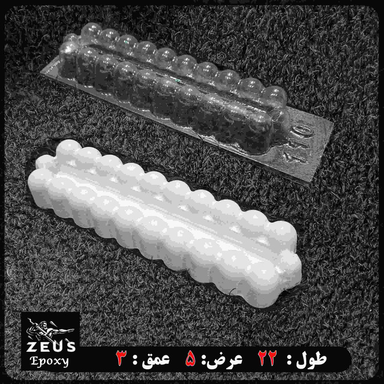 قالب طلقی جاشمعی.پایه آینه .پایه تابلو مرواریدی ۲۲×۵ سانت کد۱۱۰